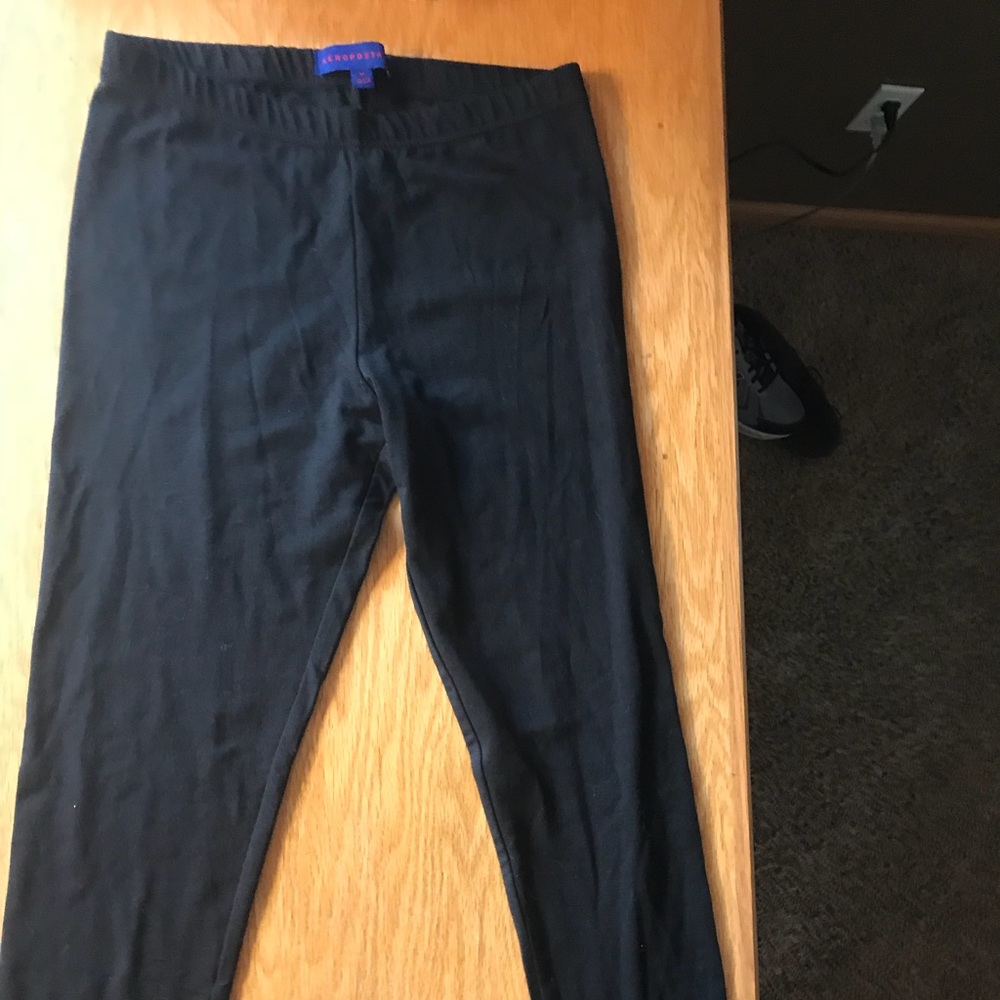plain black leggings NWOT
